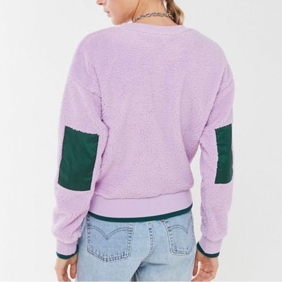 Champion UO Exclusive Purple Sherpa Pull-Over - Picture 2 of 6